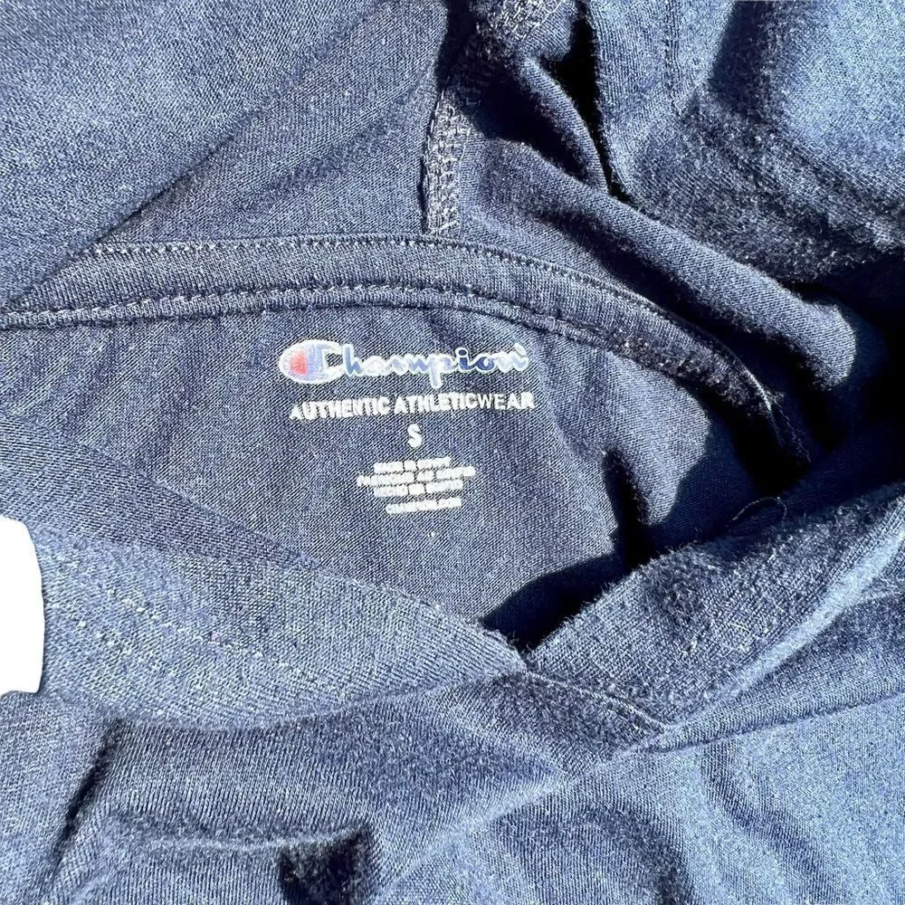CHAMPION Youth Light Weight Navy Blue Pullover Size Small - Picture 3 of 3